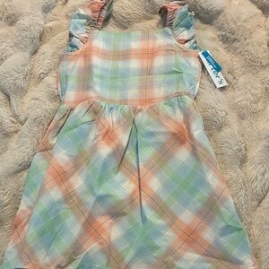 NWT Carter's Multicolor Plaid Casual Dress